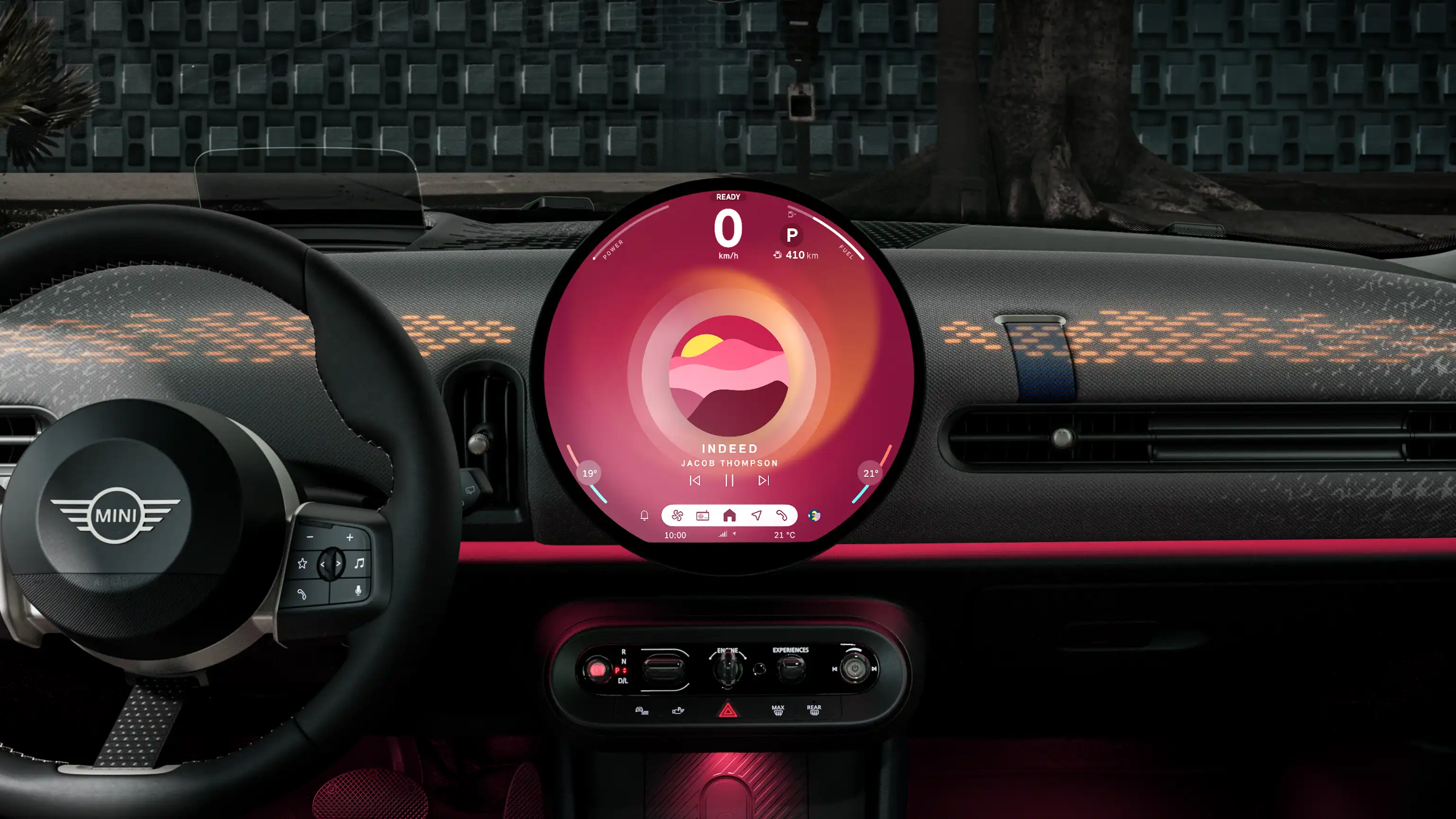 MINI Cabrio – digital upplevelse – vivid-läge