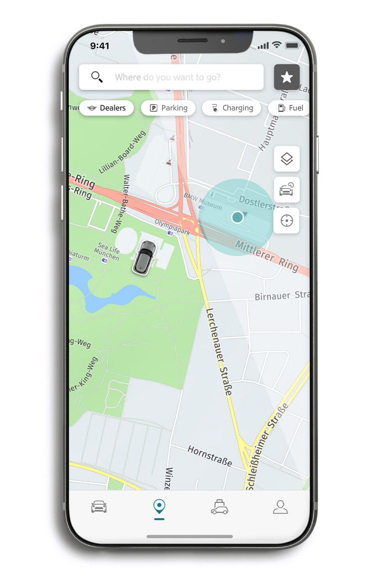 MINI Connected – MINI Appen – kartflik