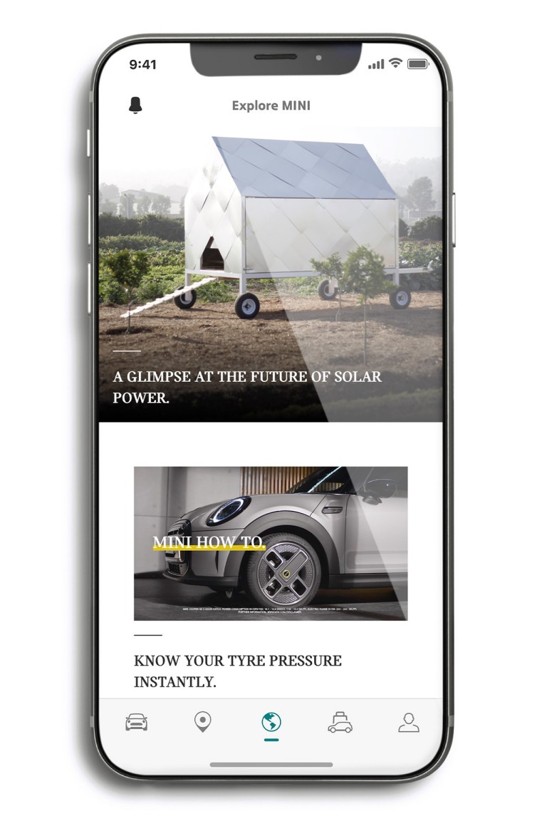 MINI Connected – MINI Appen – utforska mini