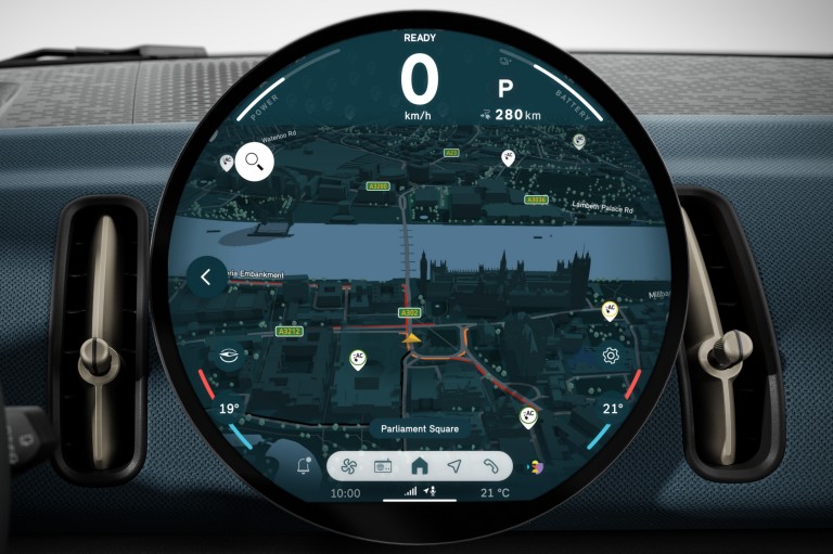 MINI connected upgrades – navigation