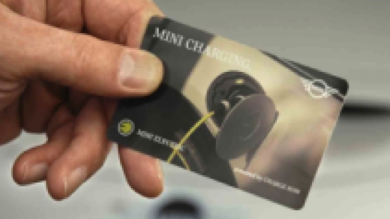 MINI E-mobilitet – laddning – charging card