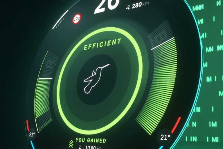 MINI E-mobilitet – räckvidd – körläget Green 