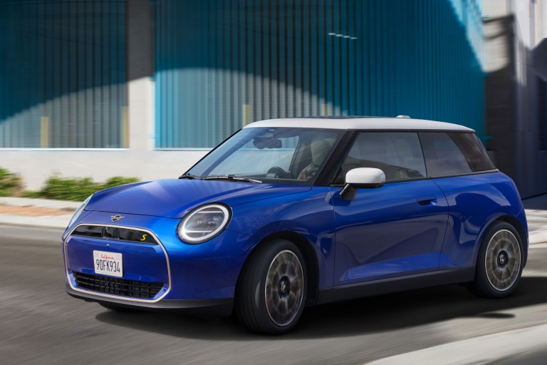 MINI Cooper SE – körupplevelse – aerodynamik