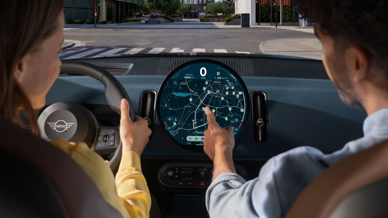 MINI Countryman Electric – digital upplevelse – navigering