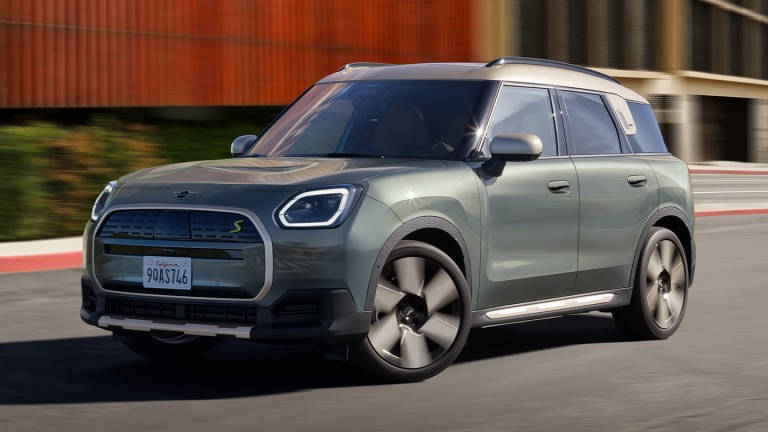 Helt elektriska MINI Countryman - exteriör - silhuett