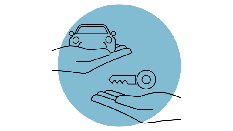 MINI Cooper 3-dörrar - Financial Services - översikt - hitta en lösning illustration