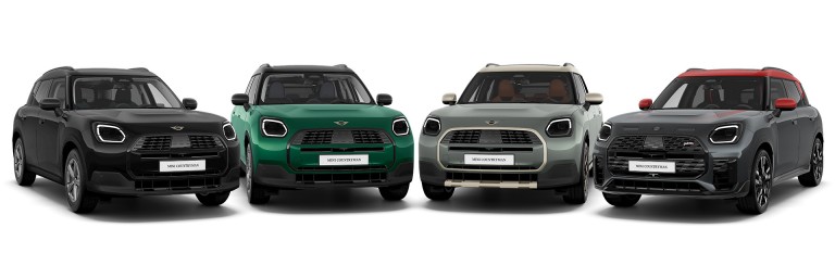 MINI Countryman – konfigurering – färger
