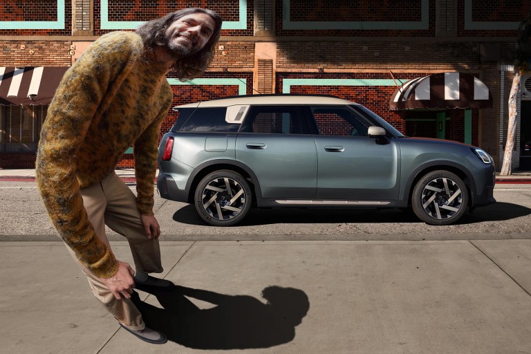 MINI Countryman – körupplevelse – sedd framifrån