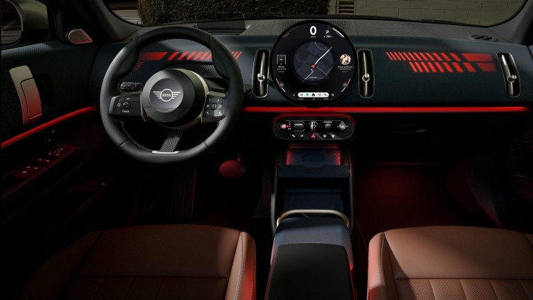 MINI Countryman – interiör – passagerare