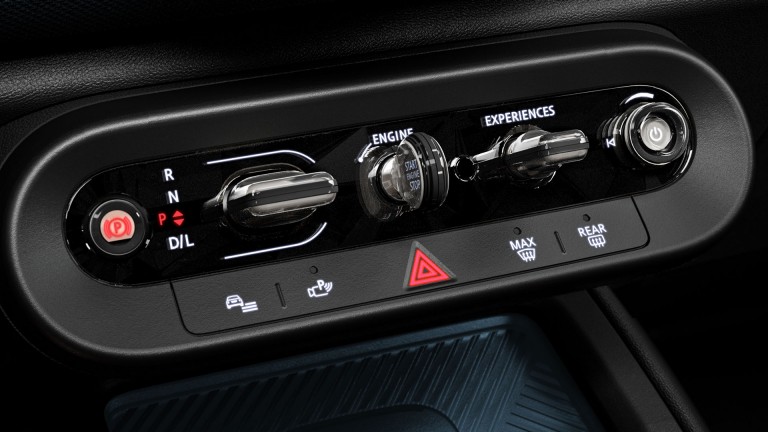 MINI Countryman – interiör – reglagelist